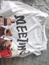曼迪尚美式復古vintage卡通小熊涂鴉純棉情侶短袖t恤男夏季新款國潮寬松 白色 2XL 曬單實(shí)拍圖