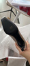ROGERVIVIER/【七夕禮物】RV女鞋Trompette方扣細(xì)跟漆皮高跟單鞋 駝色 36 （建議拍大半碼，詳詢客服） 曬單實(shí)拍圖