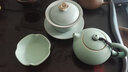 陶立方汝窯大四方品茗杯功夫杯陶瓷普洱茶杯汝瓷茶具個(gè)人茶碗 RY-PB1147 天青色 曬單實(shí)拍圖