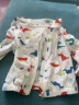 纤丝鸟（TINSINO）童装儿童外套衣服男童宝宝婴儿夏季薄款遮阳上衣 森林恐龙白色 实拍图