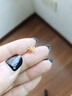 恩久八芒星黃金耳釘男足金養耳洞耳飾精致免摘小巧耳環(huán)個(gè)性潮禮物 【單只】黃金耳釘(約0.43g) 曬單實(shí)拍圖