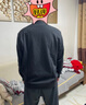 阿迪達斯 （adidas）官方網(wǎng) 秋季新年款透氣衛衣棉質(zhì)套頭衫圓領(lǐng)針織上衣長(cháng)袖T恤男 經(jīng)典基礎款/嚴選正品/假一罰十 M (175/96A) 曬單實(shí)拍圖
