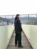 DIOULIFE棉衣男中長款潮流棉服外套男休閑潮牌冬季加厚工裝棉襖外套秋冬季 黑色 XL (推薦體重125-145斤) 曬單實(shí)拍圖