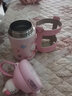 Hellokitty凱蒂貓兒童雙用帶吸管公仔316食品級保溫杯小學(xué)生幼兒園防漏水杯 1388-玉貴狗-500ml 曬單實拍圖