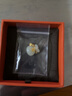 六桂福珠寶 復(fù)購黃金吊墜 福袋 足金鑲玉掛墜項(xiàng)鏈女 HT0600014配銀鏈 0.77g 曬單實(shí)拍圖