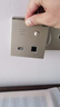 羅格朗（LEGRAND）WIFI開關(guān)插座 86型單頻2.4GHz家用無線AP智能USB路由器 金色 曬單實拍圖