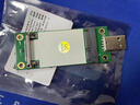 FVH Mini PCI-E NGFF M2 Key-B網(wǎng)卡轉USB 帶SIM 4G模塊測試轉接板 Mini PCI-E接口 0.05m 曬單實(shí)拍圖
