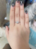 喜鉆鉑金群鑲鉆戒50分1克拉求婚訂婚結婚鉆石戒指送老婆生日禮物 鉑金共75分IJ色 曬單實(shí)拍圖