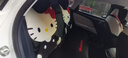 Hello KittyKitty汽車(chē)坐墊四季通用女士車(chē)內座椅套夏季車(chē)墊女神網(wǎng)紅座墊高端 櫻花粉【送方向盤(pán)套和頭枕2個(gè)】 曬單實(shí)拍圖