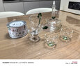 禾器·斑斕禾器晶彩沁蓮蓋碗耐熱高硼硅玻璃泡茶碗大容量手抓碗家用茶室簡約 晶彩-沁蓮蓋碗-湖綠色-180ml 曬單實拍圖