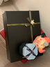 名尊禮物盒大號高級感生日禮品盒包裝送男友驚喜羽絨服大衣零食空盒 星星黑盒(手提袋+拉菲草+賀卡) 超大號45*34*14cm（羽絨服） 曬單實(shí)拍圖
