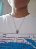 Djin星環(huán)項鏈男S925銀學(xué)生設計吊墜嘻哈潮男日系配飾生日禮物送男友  勇士星環(huán)項鏈 曬單實(shí)拍圖