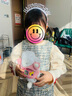 幼歌（YOUGE） 嬰幼兒水果提花羊絨衫新款寶寶清新可愛(ài)舒適毛衣潮 粉色（66_100肩開(kāi)扣） 120 cm 曬單實(shí)拍圖