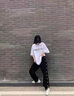 LEEWAHYU潮牌聯(lián)名褲子男夏季寬松秒脫全開(kāi)排扣褲訓練衛長(cháng)褲側開(kāi)ins籃球褲 灰色 （全開(kāi)扣） M （建議100 - 120斤） 曬單實(shí)拍圖