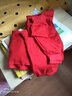 紅豆（Hodo）兒童本命年紅色A類(lèi)純棉秋衣秋褲男女童棉毛衫全棉保暖內衣套裝 女童半高領(lǐng) 165 曬單實(shí)拍圖
