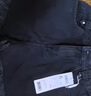 森馬牛仔褲女黑色毛邊綁帶夏高腰短褲109324122006 曬單實(shí)拍圖
