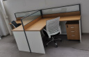 时仁（ShiRen）办公家具办公桌椅组合员工桌电脑桌现代简约屏风隔断办公室卡座 色卡一块（定制颜色） 实拍图
