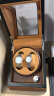 柯士尼 瑞士品牌防磁摇表器自动手表盒上链上弦盒旋转晃表器转表器礼品 4+0黑檀高光油漆+米黄皮B52 实拍图