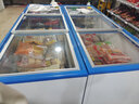 白雪商用玻璃面冷柜 超大容量弧面平面臥式玻璃門(mén)展示柜  冷凍冷藏轉換柜單溫雪糕飲料棒冰冰柜 750L 【平面玻璃】SD/C828FA 曬單實(shí)拍圖