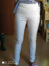 韓依索絲打底褲女外穿小腳褲高腰女士休閑褲春秋季新款韓版女裝修身鉛筆褲 白色 2XL 【建議118-130斤】 曬單實(shí)拍圖