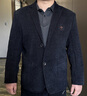 皮爾卡丹（pierre cardin）春秋裝小西服男士中年爸爸商務(wù)休閑西裝上衣新款毛呢子外套男裝 9656-黑色【春秋款】 XL 185【建議1-160】 曬單實(shí)拍圖