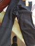 雅鹿大碼保暖褲男加肥加大高腰胖子秋褲中老年加絨加厚肥佬打底棉毛褲 色拉姆深灰褲【護膝款】 5XL【180-200斤】 曬單實(shí)拍圖
