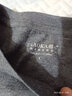 貂卡短袖班服定制t恤情侶訂制文化衫廣告衫diy上衣工作衣服印圖字logo 黑麻灰色 L 曬單實(shí)拍圖