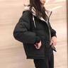 AIROUDAN 原創(chuàng)輕奢潮牌女裝2022年新款棉服女韓版寬松bf學(xué)生棉衣ins港風(fēng)面包服女士外套冬 米白色 S 曬單實(shí)拍圖