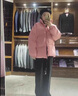 棉衣男2022秋冬季新款寬松休閑純色簡(jiǎn)約外套保暖夾克衫青年學(xué)生工裝棉服  美茵圣 黑色 L 曬單實(shí)拍圖