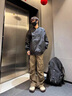 OEMG美式cleanfit棒球服外套男生春秋夏潮牌痞帥青少年飛行員夾克男 黑色 XL 【建議135-150斤】 曬單實拍圖