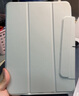 億色【新款】iPad Pro2025保護套Air7/6/5/4保護殼M5/4/3芯片11/13英寸第11代蘋(píng)果平板電腦全包磁吸殼 磁吸殼套可分離【白色-升級防污面料】多角度使用 iPad Pro 11 曬單實(shí)拍圖