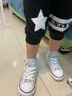 匡威（Converse）兒童鞋男小童帆布鞋高幫春新款卡通拼色女童魔術(shù)貼休閑布鞋 白色 25 【建議腳長15.5cm】 曬單實(shí)拍圖