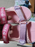 哈比熊童鞋夏季儿童凉鞋女童凉鞋魔术贴沙滩鞋公主鞋 粉红色30码 实拍图