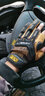 MECHANIX WEAR Framer超級技師露三指真皮防護路亞攝影露營(yíng)徒步手套工作騎行LFR 棕黃色 S 曬單實(shí)拍圖