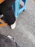 萊然休閑鞋坡跟單鞋10cm內(nèi)增高女鞋子厚底運(yùn)動(dòng)牛皮小白鞋2025春夏新款 白色布里 37 曬單實(shí)拍圖