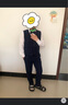 衣諾坊兒童禮服馬甲男孩套裝 花童主持人表演西裝 大童鋼琴演出小西服 藏青格馬甲+襯衫+西褲+領(lǐng)結 160 （建議體重：81-95斤） 曬單實(shí)拍圖