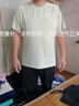 JEEP SPIRIT吉普短袖t恤男夏季寬松圓領(lǐng)冰絲速干衣運動(dòng)半袖上衣男士休閑短袖 豆綠色 2XL （145-165斤） 曬單實(shí)拍圖