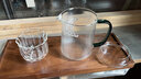 樸原良品 耐熱玻璃品茗杯 主人杯家用功夫茶具茶杯透明小杯子手工茶道配件 海棠品茗主人杯 曬單實(shí)拍圖