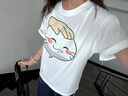 吉賽倫摸頭t恤 夏季火影忍者社恐衣服短袖表情挑釁衣服動(dòng)漫男女情侶DIY 短袖/摸頭【1】摸頭條 M碼體重80-90斤 曬單實(shí)拍圖