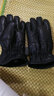 若熙予寒真皮手套男冬天保暖摩托車(chē)騎行手套長(cháng)指加絨加厚手套綿羊皮戶(hù)外防寒手套皮毛一體手套 黑色 L 曬單實(shí)拍圖