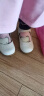 卡特兔女童皮鞋洋气秋款小女孩公主鞋软底幼儿园演出鞋复古公主鞋 米白 2段-内长14.5cm（适合脚长13.7cm） 实拍图