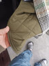 GANT甘特新款男士復(fù)古保暖立領(lǐng)絎縫短款棉服外套|7006080 301-軍綠色 L 曬單實(shí)拍圖