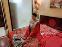 枝己（ZEIMSSMM）明制漢服婚服新款中式新娘服鳳冠霞帔古裝旗袍敬酒服 121漢服女（僅女裝） 均碼 曬單實拍圖