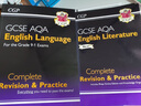 英國CGP原版 GCSE 9-1 英語(yǔ)語(yǔ)言文學(xué)+拼寫(xiě)標點(diǎn)語(yǔ)法練習套裝2冊 含在線(xiàn)版 含答案 閱讀寫(xiě)作技巧 散文 戲劇 詩(shī)歌 曬單實(shí)拍圖