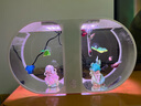月光水母雙圈專(zhuān)業(yè)水母缸桌面魚(yú)缸水族箱海月赤月中小型水母缸創(chuàng  )意魚(yú)缸 水母缸(空缸) 曬單實(shí)拍圖
