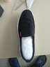 波佐斯（POEZONIS）男士老北京布鞋厚底休閑帆布鞋男夏季透氣防滑軟底一腳蹬懶人鞋 黑色 40 曬單實(shí)拍圖