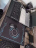 达尔优（dareu）PG-D84-瞄准镜电竞游戏鼠标垫超大号 800*400*4mm加厚锁边办公键盘电脑书桌垫 蓝黑色 实拍图