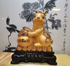 吉善緣 金兔擺件生肖兔子 家居客廳酒柜書(shū)房裝飾工藝品公司饋贈紀念禮品 8#旺財聚寶兔 曬單實(shí)拍圖
