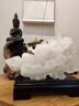 唯藝思佳 天然玉石白菜擺件百財聚來高檔公司店鋪開業(yè)禮品辦公室招財擺設 32厘米白菜（長32厘米重11斤） 曬單實拍圖