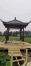 四角涼亭廠家戶外庭院實(shí)木別墅公園仿古建長廊中式景觀防腐木亭子 雙福防腐木四角亭（定制定金） 曬單實(shí)拍圖